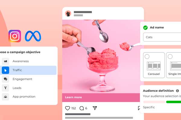 Setting up targeted advertising in Instagram